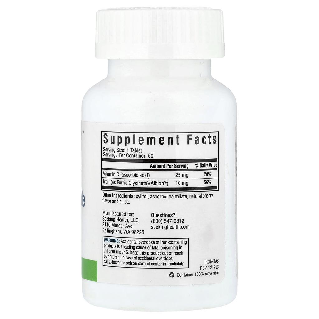 Iron Chewable, Chewable 60 Tablets