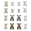 Детали для ногтей May Brown Jewelry Bear, 1 комплект, разные цвета