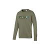 Puma Толстовки Мужские Зеленые Круглый вырез Умеренный Обычный 596848-46