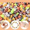 12/24/36 Sports Mud Beads, Sports Beads, Jewelry, Sports Ball Beads, Baseball, Softball, Football Beads, Keychain, Round Beads, DIY Crafts Bracelet