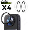Защитные линзы для спортивной камеры Insta360 X4, вращающаяся защитная крышка, аксессуары для Insta 360 X4, защита линз от царапин