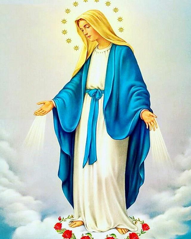 Алмазная живопись Религиозные фигурки Полный квадрат Новое поступление Алмазная вышивка Портрет Полный квадратный круглый бриллиант Мозаика Подарок ручной работы