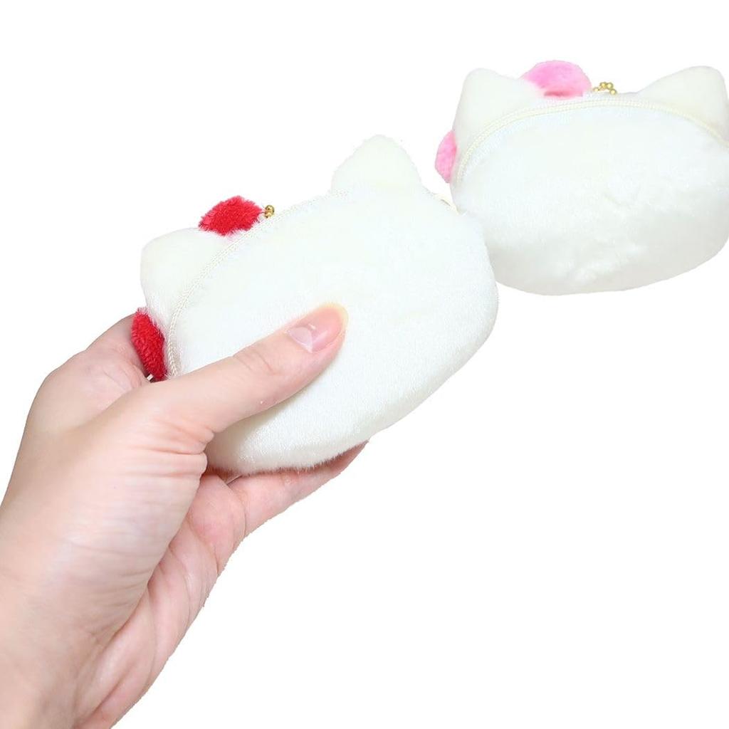 K Company Hello Kitty Series Coin Purse Red H80 X W100 X D40mm 70's KT70-KZ-RD