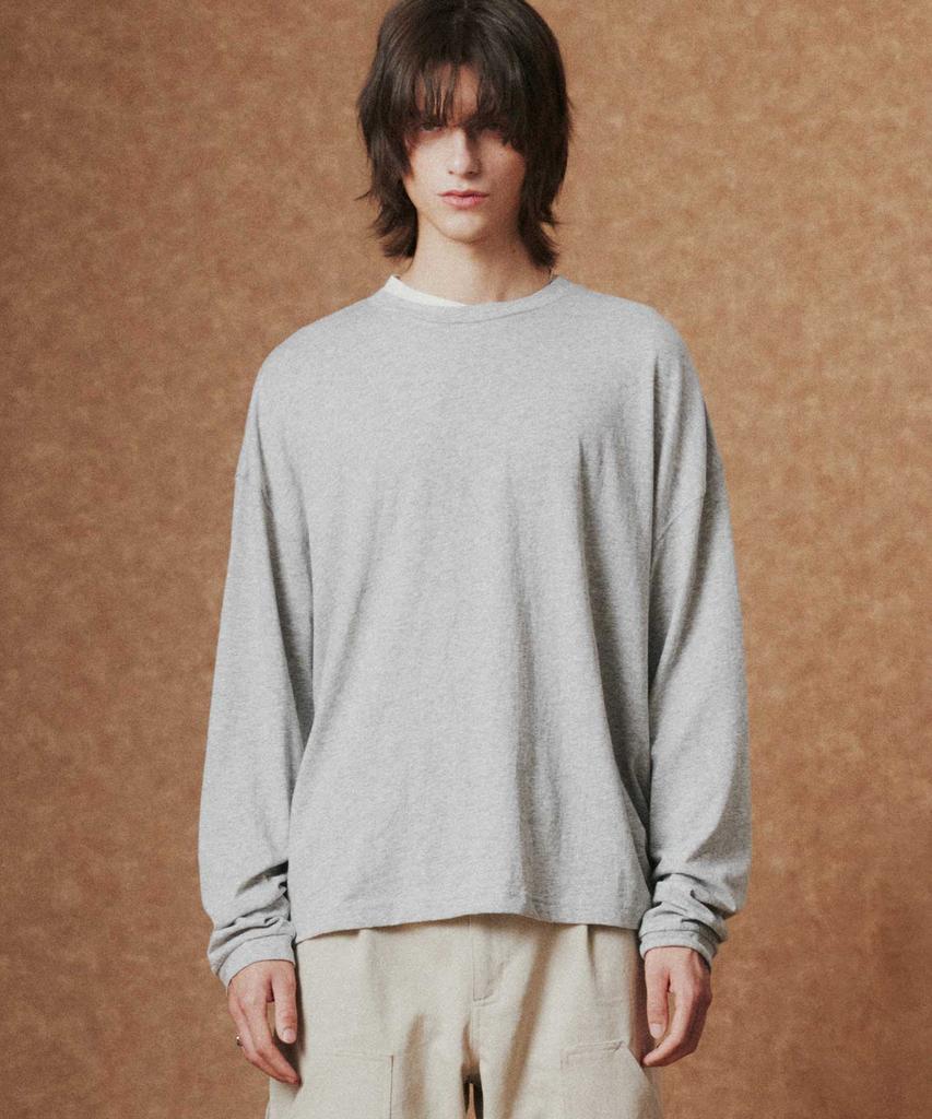 WMC Double Neck Long Sleeve_Grey