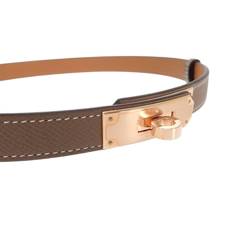 HERMES  H069853CD01  belt beige/Etope Epsom Women