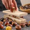 Safe Chestnut Opener Wooden Water Hyacinth Peeler Durable Nut Opener  Restaurant