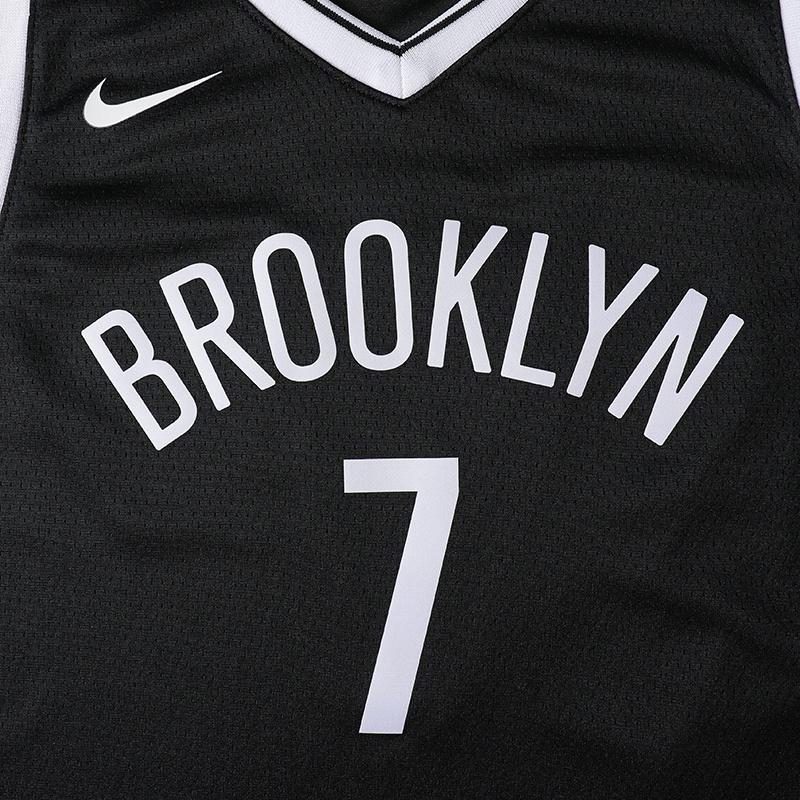Nike Повседневный спортивный костюм Brooklyn Nets Durant 7 с принтом V-образный вырез для соревнований, тренировок, отдыха на природе, модный жилет для детей, топы, черный 3Z2B7BZ2P-NYNKD