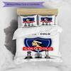 3pcs Football Team (34) Design Cover Set - HD Printed Bedding with 1 Cover and 2 Pillowcases - Perfect for Home and Dorm Decor