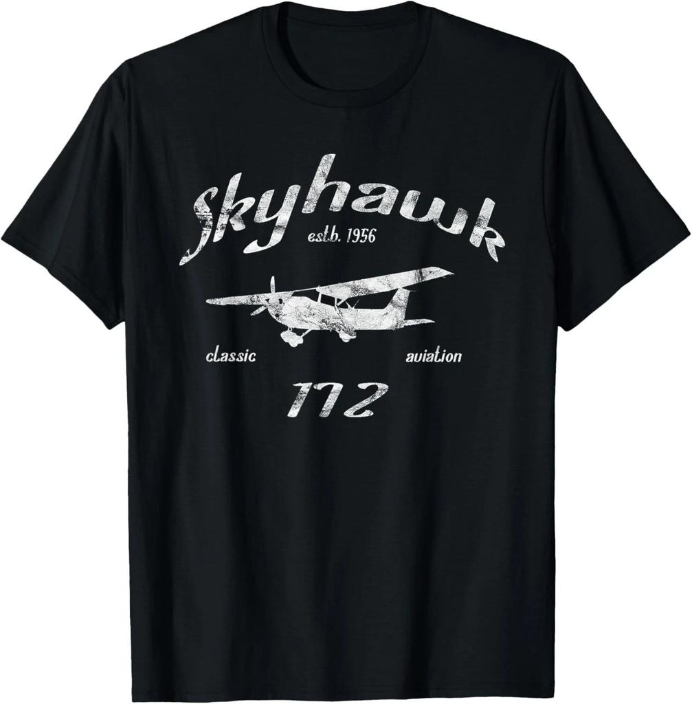 172 Skyhawk Airplane Classic Vintage Aviation Private PIlot T-Shirt