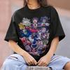 Hot Sale Anime Peripherals Demon Slayer Manga Graphic Print Short-sleeved Men Women Cotton Comfortable Soft  Loose Casual Oversized Top Summer New Tee