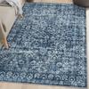 HAOCOO Washable 90 X 150 Suitable for All Persian Style Rug 1 Tatami Suitable for Hot Dust Mite Odor Soundproof Living Chair Floral Blue Rug, Cm,