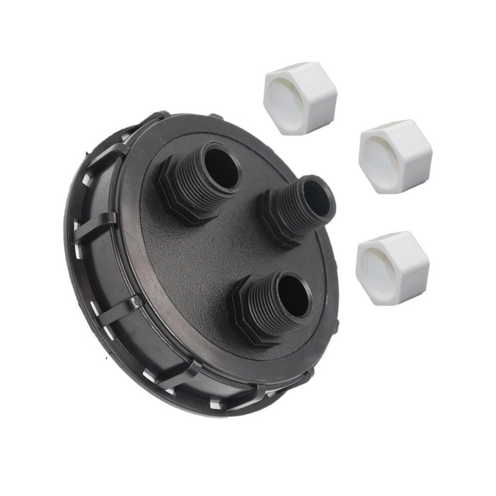 IBC Tank Adapter Plastic Cap Vented Lid Industrial Use