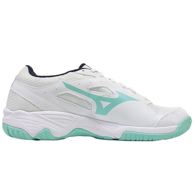 Mizuno Cyclone Speed 1 CN Амортизация Нескользящие Износостойкие Дышащие Низкие Кроссовки для Бадминтона Унисекс Бело-Синие V1GA218111