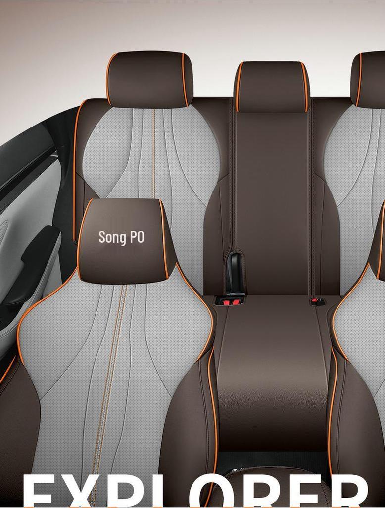 All-Season Leather Car Seat Cover for BYD Song Pro: Full Surround Design