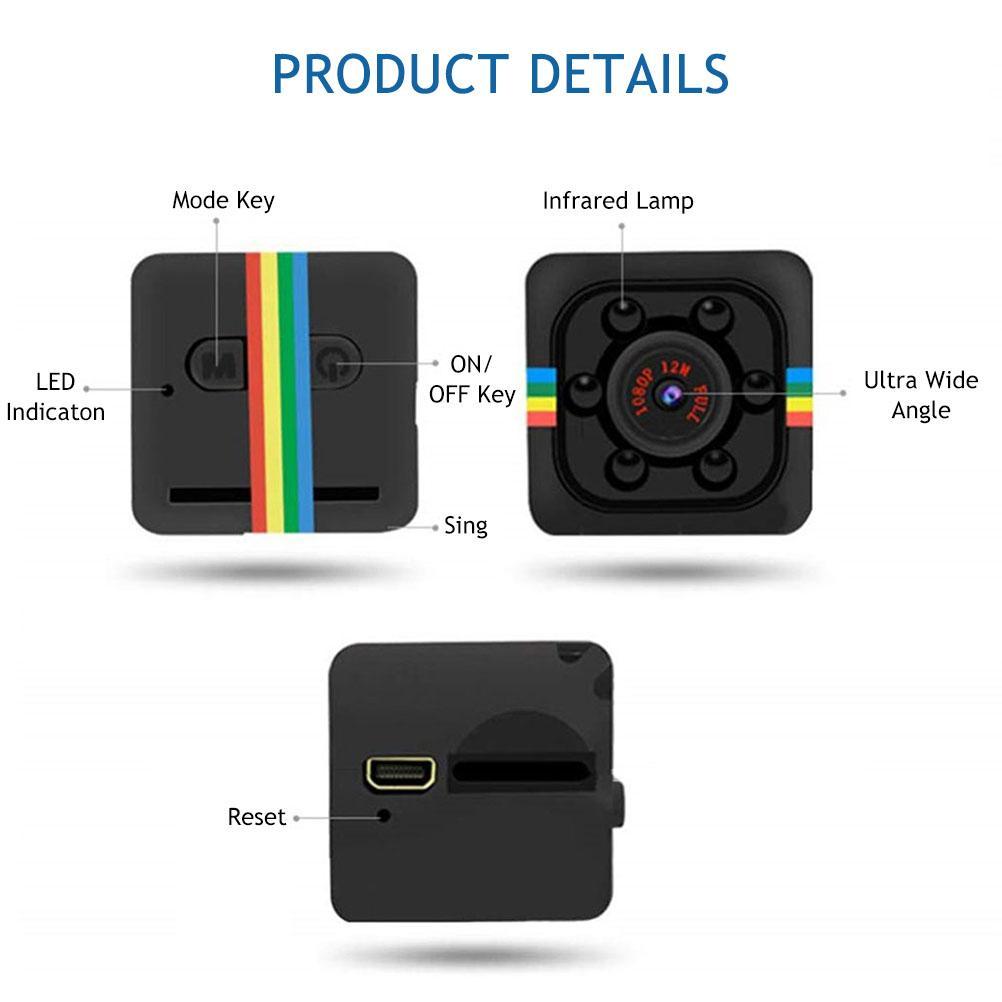 Small Camera Mini Camera HD Camera IR Night Vision Video Camera DVR Recorder