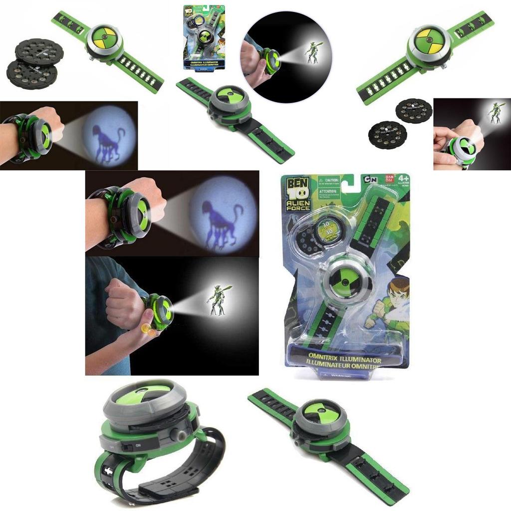 Захватывающие часы-проектор Ben 10 Alien Force Omnitrix Illuminator, подарок для детей