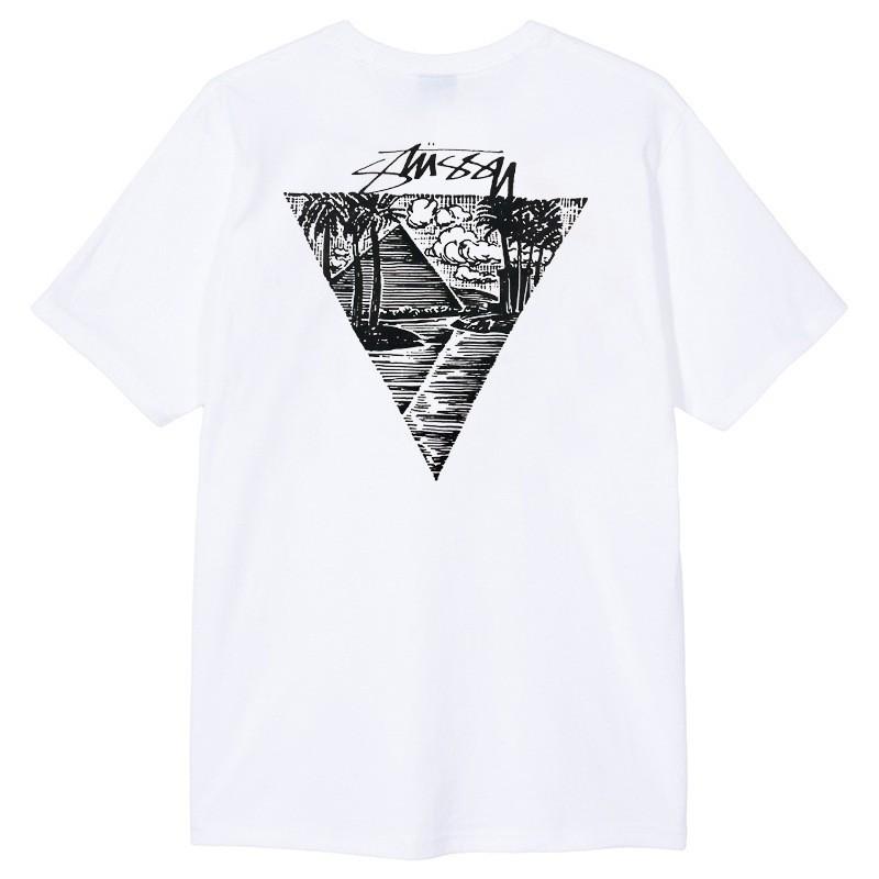 Stussy Style Short Sleeve T-Shirts Men Women Loose Fit Casual Tees Multiple Graphic Color Options