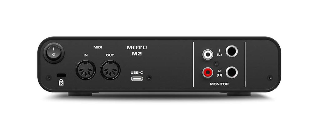 MOTU M2 2in 2out USB-C Audio Interface