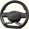 Дышащая кожаная оплетка на руль для Hyundai Sonata Dn8 10-го поколения, аксессуар для автомобиля