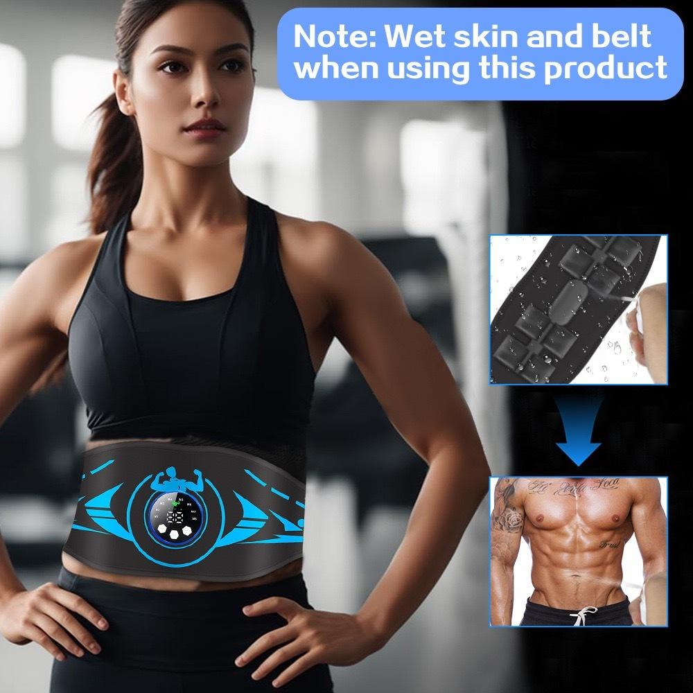 EMS Abdominal Toning Belt Electric Muscle Stimulator Toner ABS Abdominal Waist Shaping Massage Lose Weight Body Slimming Fitness