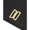 Daks Black Dd Logo Leather Card Wallet Dcho6e150bk