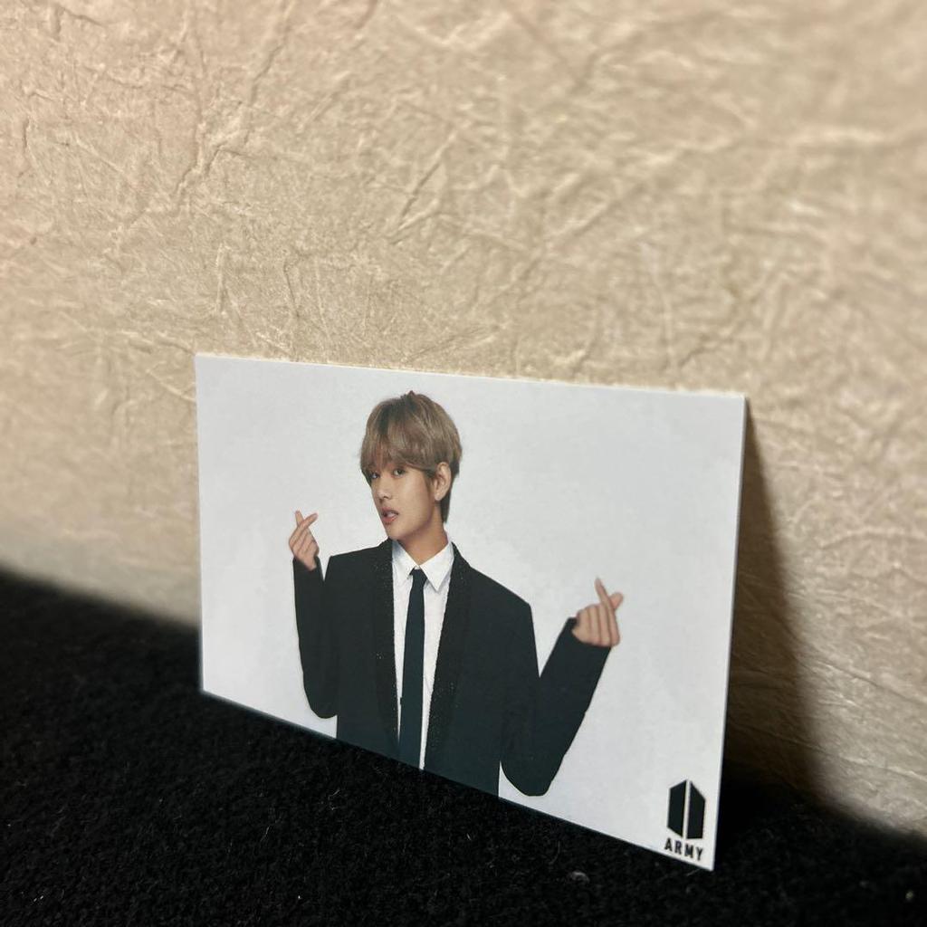 [USED] BTS 4th Generation Korea Wings ARMY Booth FC Continued Taehyung Trading Card