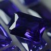 Emerald Cut Purple Tanzanite   15 Pcs Natural Loose Gemstone 7x5 MM Lot