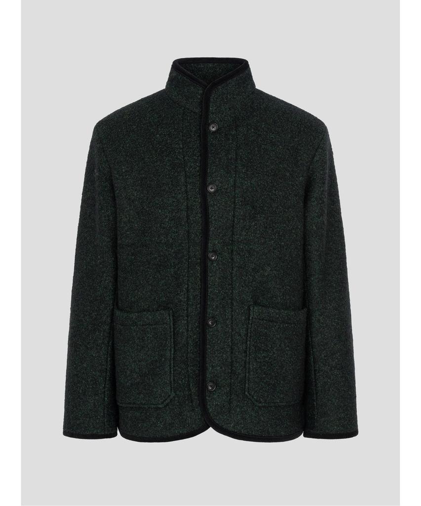 Beanpole Men Fleece Button-Up Cardigan Green