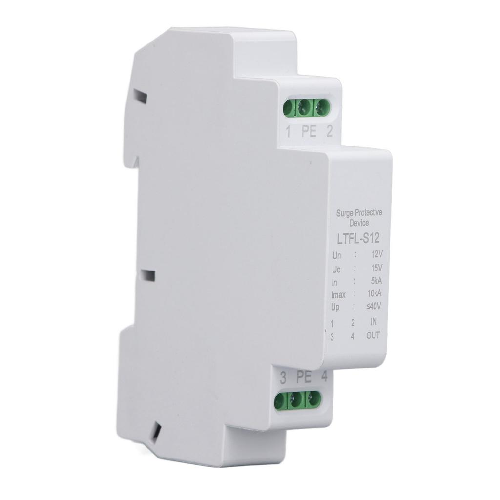 Устройство защиты от перенапряжения IP20 12 В 5-10 кА RS485 Сигнал управления Модуль разрядника от перенапряжения