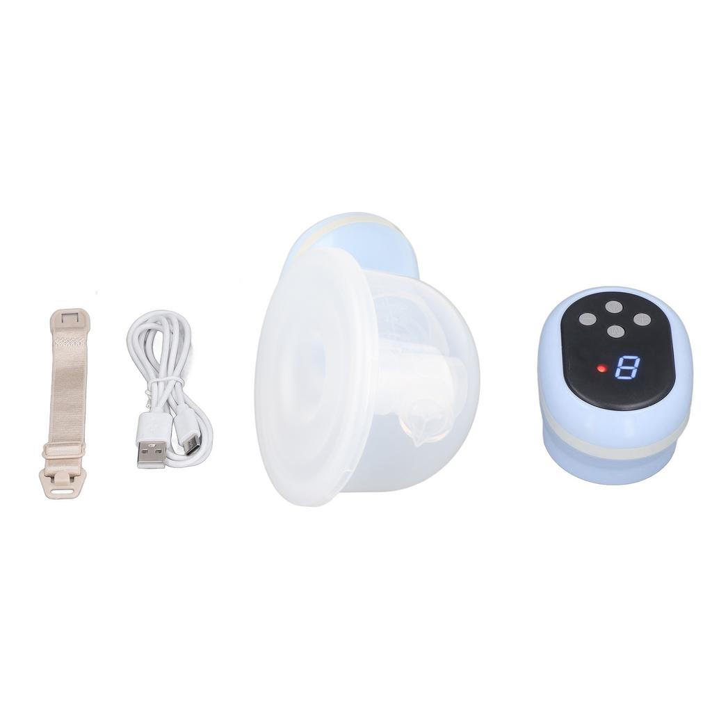 Electric Wearable Breast Pump 9 Levels Adjustable Horizontal Key Anti Reflux Electric Breast Pump