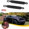 2× Ограничители дверей Тяжелые ремни Ремень US Duty Для 1976- Jeep Wrangler JK YJ TJ