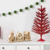 LED Christmas House Light up Table Cabin 3x Funny Holiday Decoration Cute Desk Ornament for Bedroom Kitchen Farmhouse
