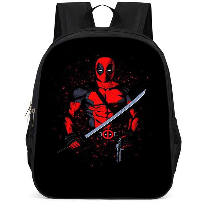 Spacious 15 Inch Deadpool Backpack For Boys And Girls With Large Capacity Design