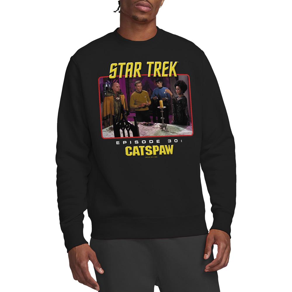 Star Trek Unisex Adult CatÂ´s Paw Sweatshirt