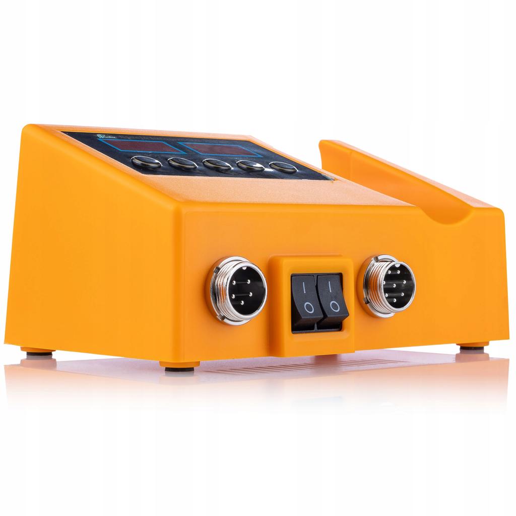 Rosfix Stacja Lutownicza 2w1 Orange Husky OH660 – Lutowanie i Spawanie Plastiku | Moc 660W | Zszywacz i Zestaw Spoiw w Organizerze