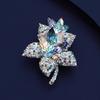 Luxury Shining Flower Brooch High-End Women'S Exquisite Personality Coat Corsage Niche Design Bouquet Pin Accessories