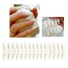 30Pcs Long Press On Nails Coffin French Fake Nails Tip Gradient Acrylic Nails Glossy False Nails for Women Girls