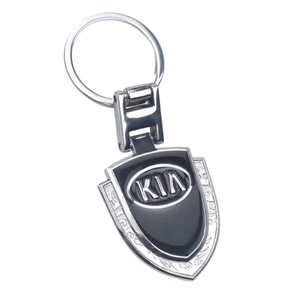 TQCX7 Car Styling Metal Key Ring Key Holder Braided Rope Key Case Accessories For KIA Morning Sorento Rio Stonic Sportage Ceed Optima
