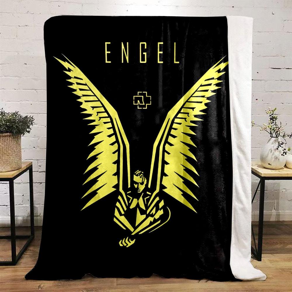 Yellow Angel Wings Design Blanket for all seasons blanket lunch break throw gift