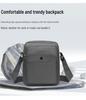 Men's Lightweight Oxford Cloth Crossbody Bag - Trendy Travel Shoulder Handbag & Vertical Sports Backpack