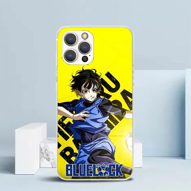 Чехол для телефона Blue Lock Бачира Мегуру Для IPhone 16 17 Air 16E 15 14 Plus 13 Mini 12 11 Pro Max 7 8 + SE 2020 Мягкая задняя крышка из ТПУ