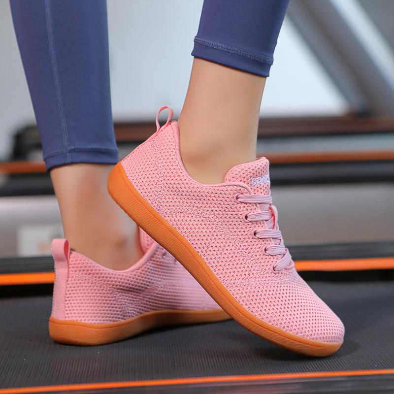 Спортивная обувь босиком с широким носком, нескользящие кроссовки для кросс-тренинга, дышащие минималистичные туфли для ходьбы