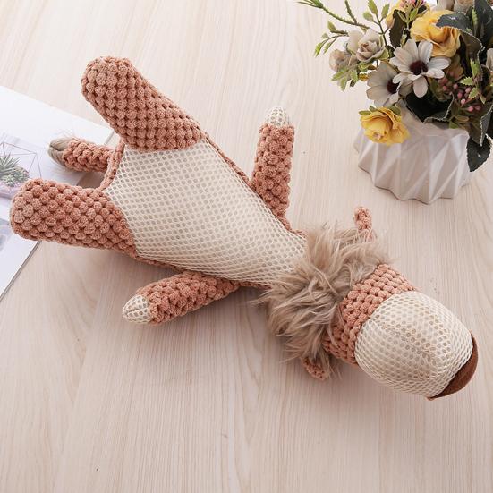 Плюшевые игрушки для собак для агрессивных любителей жевать Писклявые игрушки для собак для снятия беспокойства Прочные неразрушимые игрушки для жевания собак для игр и комфорта