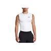 Under Armour Mens HeatGear® Sleeveless Solid Slim Fit Sports Moisture-Wicking Breathable Tank Top Men Tops White 1361522-101