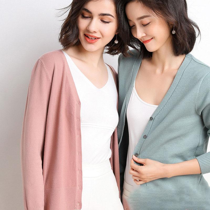 Женский свитер, однотонный вязаный кардиган с v-образным вырезом на пуговицах и длинными рукавами, верхнее пальто, теплое, большие размеры, большие размеры