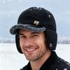 Autumn Winter Woolen Baseball Cap Outdoor Velvet Thick Cap Middle-Aged Men's Warm Ear Protection Bomber Hat