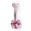 Surgical Steel Navel Rings Crystal Belly Button Ring Bar Piercing Jewelry Beauty