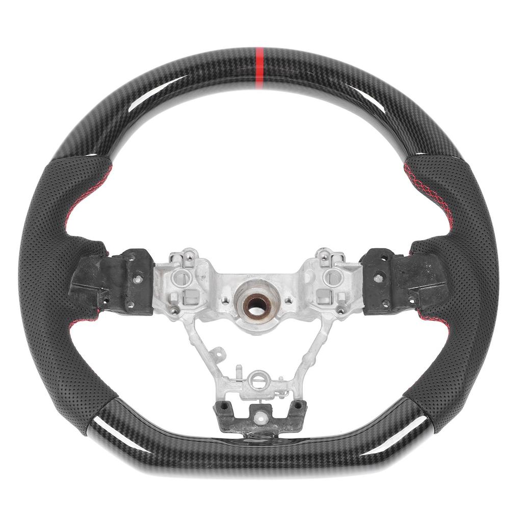 Рулевое колесо Hydro Dip Carbon Look с перфорированной кожей для замены гоночного руля WRX STI 2015–2024