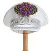 Men's and women's stage hats, European and American pearls, digital retro flowers, gemstones, metal rivets, birthday dinner