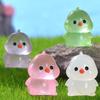 Resin Crafts Chick Figurines Miniatures Cartoon Mini Chick Statue  Micro Landscape Ornaments